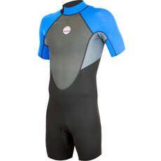 Traje De Neopreno Corto Alder Impact 3/2 Mm Backzip - Azul Real - Ws21Mis