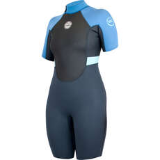 Alder Womens Impact 3/2Mm Flatlock Shorty Wetsuit - Grafito Ws22Wis