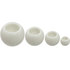 Allen Brothers Rope And Shock Cord Ball Stoppers - Blanc