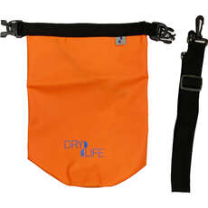 Dry Life 5L Dry Bag & Bandolera - Naranja Fluoro