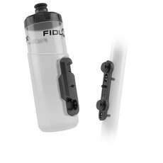 Botella De Agua Fidlock Twist 600 Y Base Magnética Para Bicicleta - Transparente