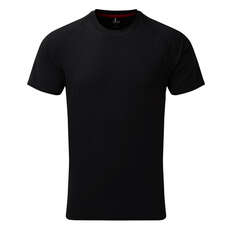 Camiseta De Cuello Redondo Con Protección Uv Para Hombre De Gill, Color Negro