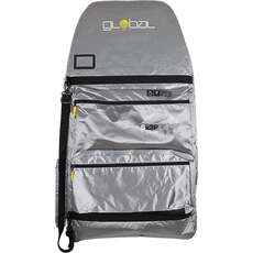 Global Sx3 Bolsa / Mochila Con Triple Acolchado Para Bodyboard - 42 "- Plateado