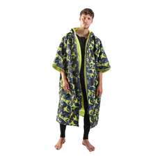 Gul Evo Robe Poncho Cambiador Impermeable Con Capucha - Negro/camuflaje