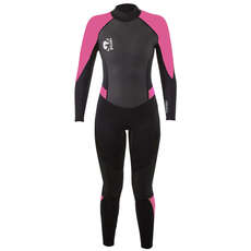 Muta Gul Junior Girls G-Force 3Mm Fullsuit  - Nero/rosa