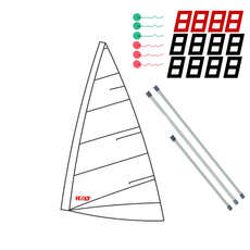 Holt Ilca 4 / Laser 4.7 Réplica Vela Paquete