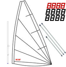 Holt Ilca 6 / Laser Radial Réplica Vela Y Mástil Paquete