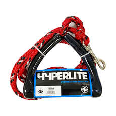 Hyperlite Correa De Perro Aksel De Seguridad De 5 Pies - Rojo/negro