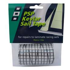 Psp Sail Repair Tape Hecho Con Kevlar 75Mm X 1.5M - Negro