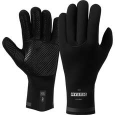 Guantes De Neopreno Mystic Crest De 1,5 Mm Con Encintado Completo, Color Negro