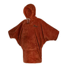 Mystic Womens Teddy Poncho / Vestaglia - Rusty Red 210340