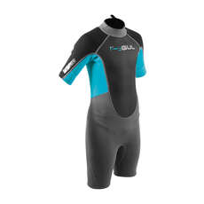 Traje De Neopreno Gul Junior Response 3 / 2Mm Shorty - Gris / Azul - Re3322-B7