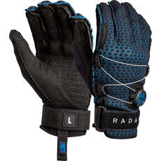 Guantes De Esquí Acuático Radar Vapor-A Boa Inside-Out - Ariaprene Negro/azul Real