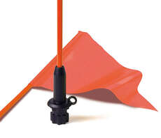 Railblaza Kayak Bandiera Whip & Pennant - Base Nera