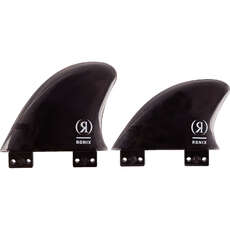 Quillas Para Wakesurf Ronix, Montaje Inferior, Color Negro Alfred