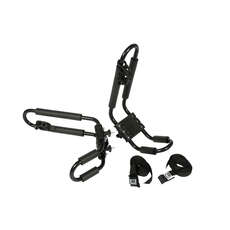 Ruk Heavy Duty J Bares Kayak Alquiler De Portadores De Techo Par Incluye Correas