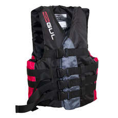 Gul Impact Vest Buoyancy Aid - Negro / Rojo - Sk7102-B4