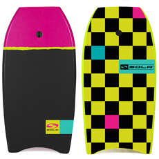 Sola Revolver 37 "tabla De Bodyboard Eps Pro De Alta Densidad - Rosa Y Negro