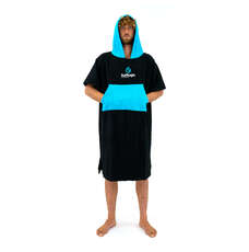 Poncho / Robe À Langer Surflogic - Noir / Cyan - 59802