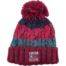 Gorro Con Pompón Swim Secure Con Forro Polar - Winter Berries Bh201/p