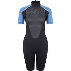 Traje De Neopreno Corto Typhoon Swarm3 3 / 2Mm Para Mujer - Negro / Azul 250987