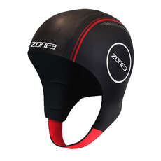 Cuffia Da Nuoto In Neoprene Zone3 - Nero/rosso