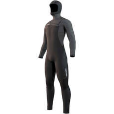 Traje De Neopreno Con Capucha Y Cremallera Frontal Mystic Voltt 6/4 / 3Mm - Negro Traje De Neopreno Con Capucha Y Cremallera Frontal Mystic Voltt 6/4 / 3Mm - Negro