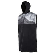 Mystic Len10 Quickdry Poncho - Nero / Bianco