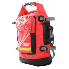 Ronstan Sailing Roll Top Dry Bag / Back Pack 55L - Rojo