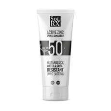 Solrx Spf50 + Crema Solare Resistente Allo Zinco Resistente All'acqua - 100Ml