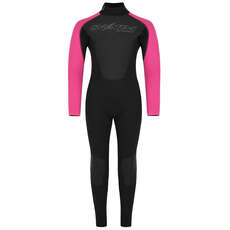 Traje De Neopreno Typhoon Swarm3 Girls 3 / 2Mm Fullsuit - Negro / Rosa 250990